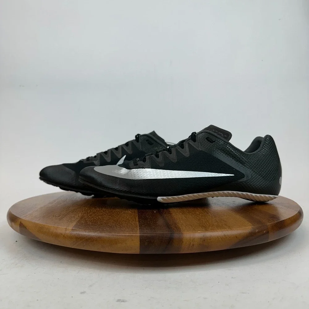 New NWOB Mens‎ Nike Zoom Rival Sprint Black Spiked Track Running Shoes Size 14